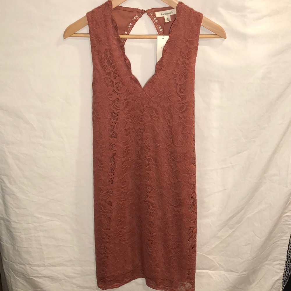 ⭐️NWT Francesca’s Rose Lace Dress⭐️